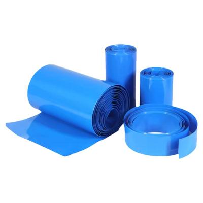 蓝色PVC热缩管锂电池保护热缩膜