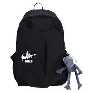 NASA联名款太空人书包男大学高中生双肩包电脑背包女生出行旅行包