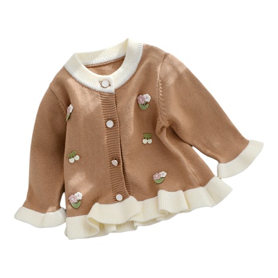 女宝软fufu针织衫公主风秋冬内搭