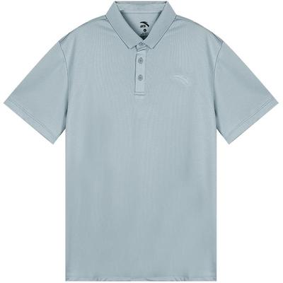 安踏翻领短袖透气冰丝宽松polo衫