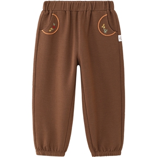 【商场同款】英氏女童束脚卫裤春秋新款儿童运动春季休闲长裤