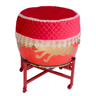 牛皮鼓大鼓中国红成人醒狮鼓椿木杨木道士寺院学校演出战鼓龙舟鼓