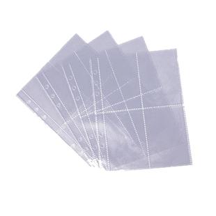 拍立得4宫格ins透明活页手账本a5照片追星收纳六孔卡页卡册内页