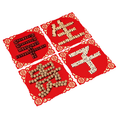 结婚压床早生贵子模具干果组合