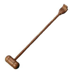 鸡翅木质按摩捶敲打锤经络健身锤背器穴位拍打棒两用痒痒挠手持式