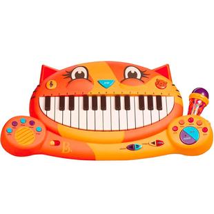 比乐btoys宝宝大嘴猫琴乐器婴儿启蒙电子琴儿童初学钢琴玩具礼物