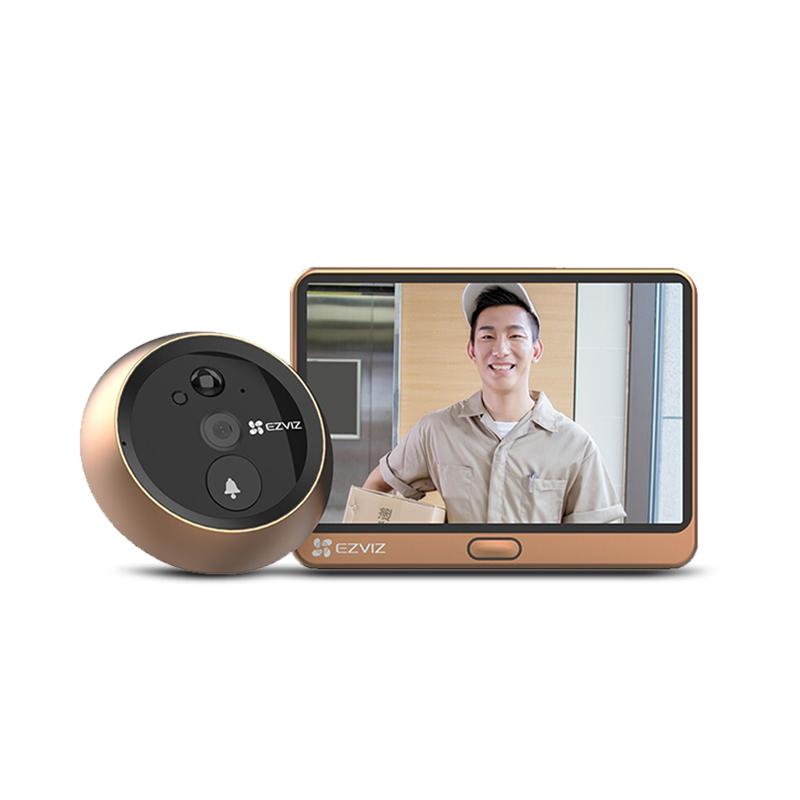 螢石云DP2C智能電子貓眼監(jiān)控家用攝像頭手機(jī)遠(yuǎn)程可視門(mén)鈴門(mén)鏡瑩石