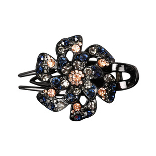 盘头发用的发夹子水钻发饰女大号发夹鸭嘴夹洋气妈妈后脑勺新款抓