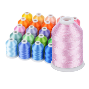 电脑机器绣花线200多种颜色1000米绣花面线补色配色 厂家直供