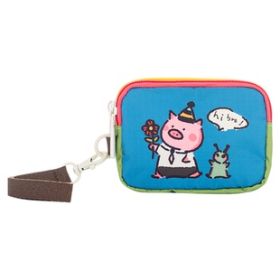 LeSportsac乐播诗新款小羊波德莱尔系列撞色萌趣动物三拉链手拿包