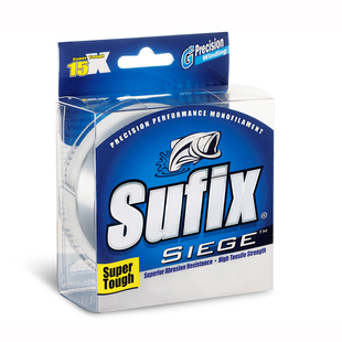 Sufix梭飞士SIEGE围攻300米尼龙低延展鱼线远投路亚台钓抛竿钓线
