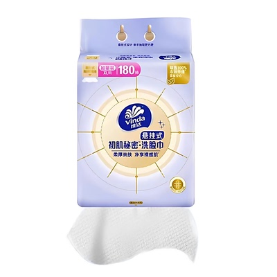 维达洗脸巾XL码180抽*1提【农场砍价专享】