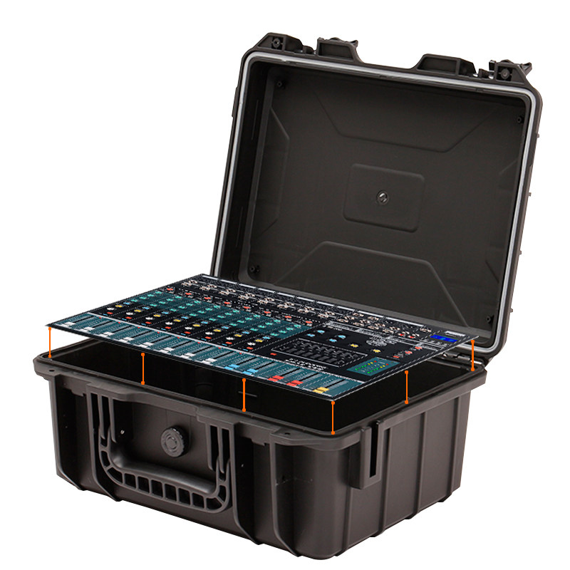 仪器操作控制面板安装箱探测检测设备手提收纳箱数控开关操作演示