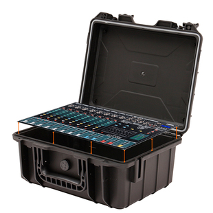 仪器操作控制面板安装箱探测检测设备手提收纳箱数控开关操作演示