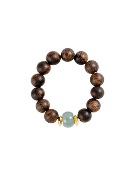 【静水流财】蓝水奇楠沉香戒指范李李福运积淀新年企盼指环礼物