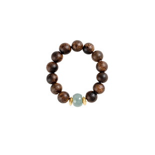 【静水流财】蓝水奇楠沉香戒指范李李福运积淀新年企盼指环礼物