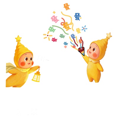 星星人贴纸卡通电梯门贴纸一梯一户水电井冰箱入户门装饰墙纸可爱