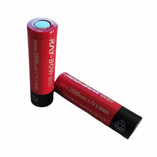 锐豹RAY-BOW手电筒18650原装电池大容量2800mAh 3.7V8.88Wh锂电池
