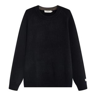 【托斯卡绒混纺】ZIOZIA通勤男装25秋新品插肩松弛感减龄圆领毛衣