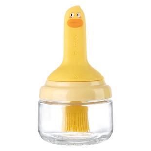 油刷家用厨房耐高温油瓶食品级密封硅胶油刷烘培烧烤一体油刷瓶