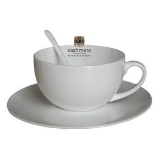 外贸出口 英式纯白色骨瓷咖啡杯碟套装 欧式卡布奇诺杯创意水杯