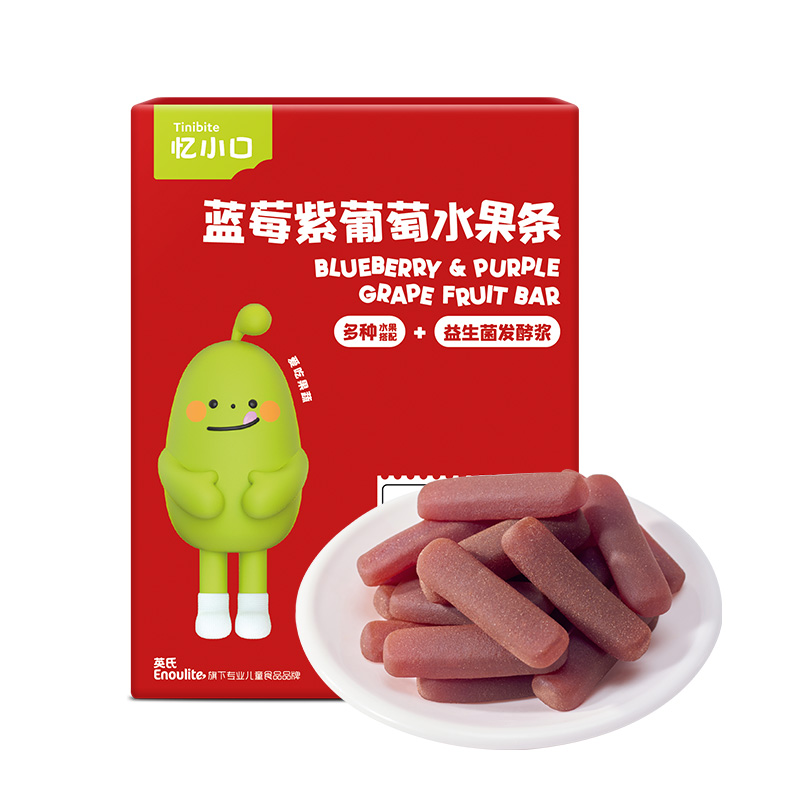 忆小口英氏水果条添加儿童零食水果棒英式水果条送宝宝婴儿辅食