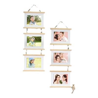 相框挂墙组合照片儿童宝宝打孔