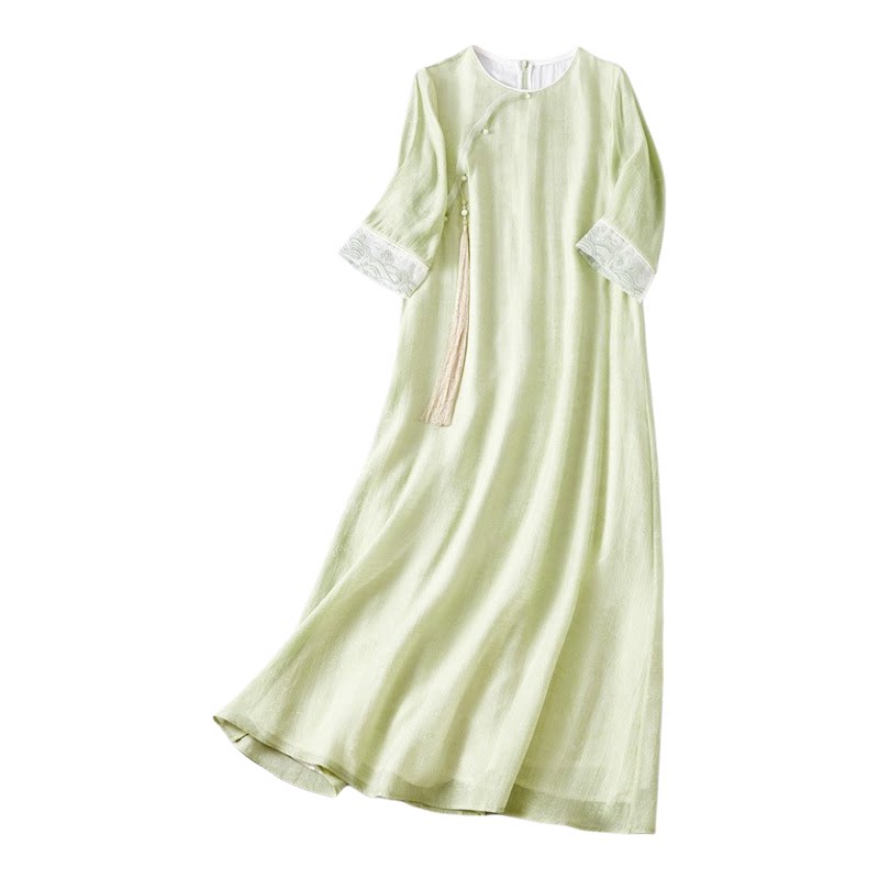 轻国风汉服日常仙气禅意茶服女