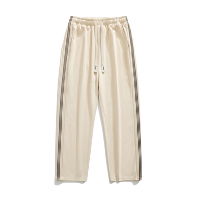 休闲裤男户外斜纹肌理感直筒裤