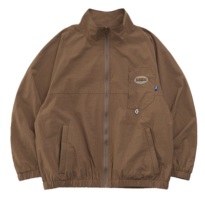 Battles立领秋冬夹克运动套装