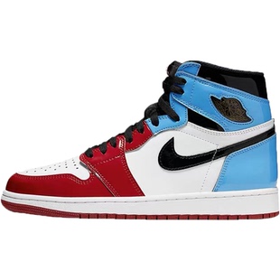 小钢炮 Air Jordan 1 OG AJ1红蓝漆皮鸳鸯警灯篮球鞋CK5666-100