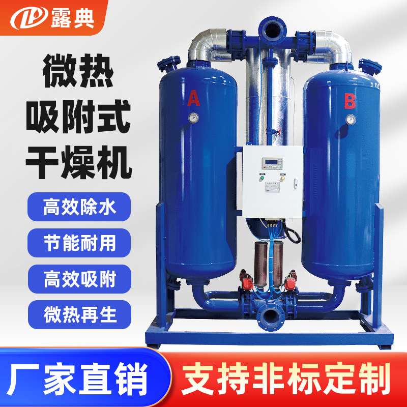 露典微热/压缩热吸附式干燥机空气净化设备高效环保节能吸干机