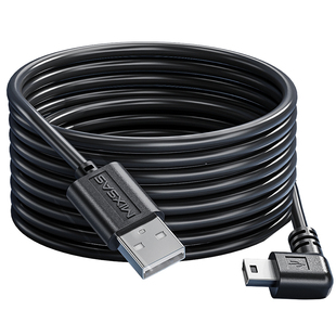 行车记录仪电源线车载专用弯头MINI安卓供电转插头通用加长充电线