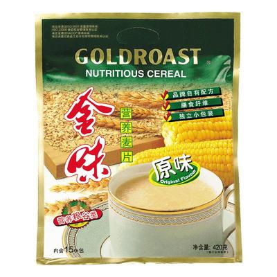 金味原味麦片甜味营养早餐家庭装