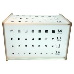 小视力表灯箱 家用视力查看便携小巧视力早知道学生 儿童视力表