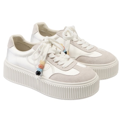 fed月光变奏松糕鞋春季新款女鞋增高板鞋运动休闲鞋女款YAB123