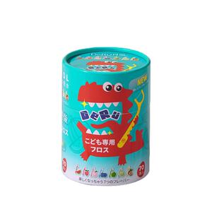 丹之荣儿童牙线棒水果口味宝宝牙线专用70支超细独立包装原装进口