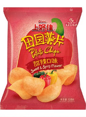 上好佳甜辣口味田园薯片口口酥脆