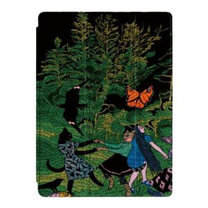 暗黑趣味艺术小众跳舞蹦迪适用iPadPro11三折保护壳air4/5/mini6