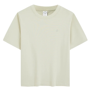 Brooks Brothers/布克兄弟26春夏季新款女士纯色圆领休闲短袖T恤