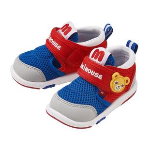 MIKIHOUSE凉鞋男童夏款女童学步凉鞋网婴童面透气包头防踢运动鞋
