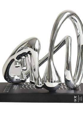 2025轻奢高级感电镀音符摆件酒柜电视柜玄关壁龛装饰品