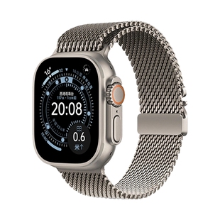 适用苹果手表s11表带纯钛iwatch10保护壳锌合金se3金属秒变Ultra3/2/1表套防水Series全包边框9/8膜apple配件