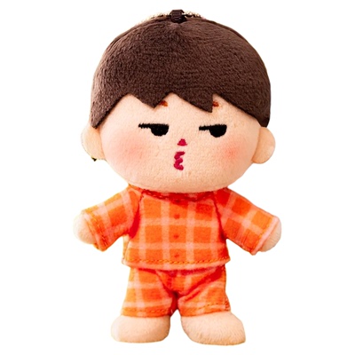 插画小人小小人生系列毛绒盲盒