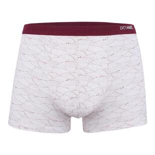 夏娃之秀纯棉男士内裤男抗菌平角裤透气薄款大码四角底衩短裤夏季