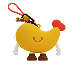 Q版大叔小食堂儿童可爱钥匙零钱耳机收纳包盒迷你小包挂件女卡通