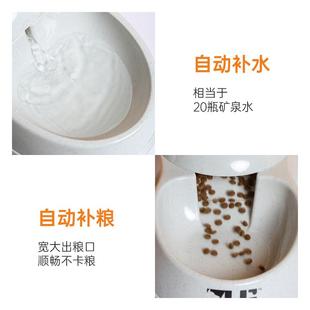 中恒猫碗大容量食盆狗喝水双碗自动饮水喂食器大号狗碗猫咪粮盆