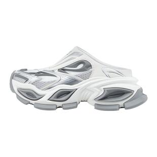 OGR异瞳半拖拖鞋款增高厚底休闲穆勒鞋包头拖勃肯男女