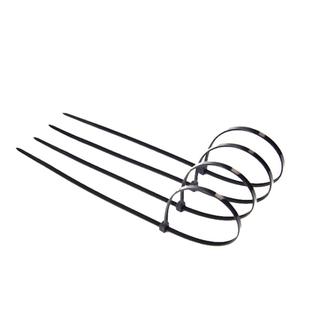 力源自锁式尼龙扎带扎线带塑料捆绑带固定线束带强拉力扎丝黑白色