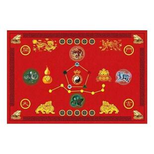 2026年护身符五帝钱门垫本命马年属马鼠牛兔蛇镇宅铜钱地垫吉祥物